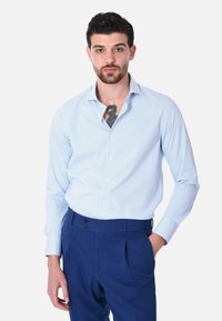 Ciabalù A RIGHE - Camicia - celeste