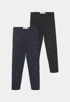 HUGGIE 2 PACK - Leggings - black/galactic sparkles