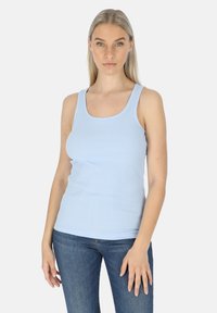 Ellen New York TANK - Top - lt blue/light blue - Zalando