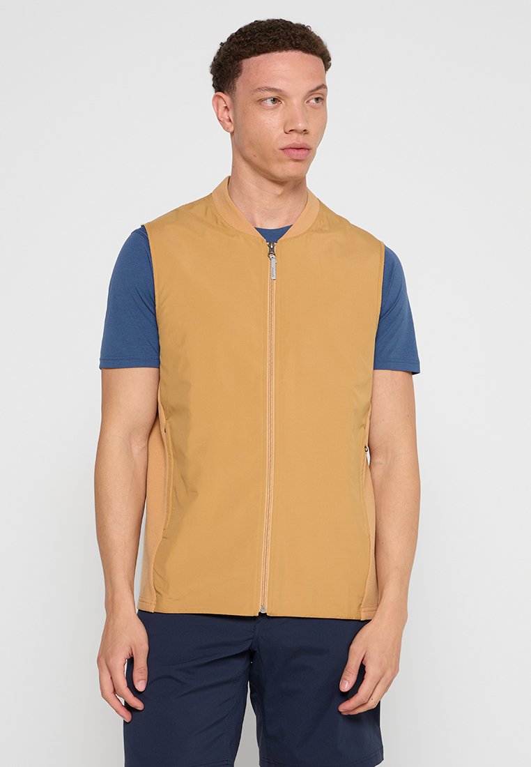 Houdini Bodywarmer mosterdgeel