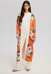 Touché Privé FLORAL PATTERNED DETAILED - Giacca leggera - orange