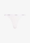 STRING BIKINI COTTON STRETCH RIB - Kratke gaće - white
