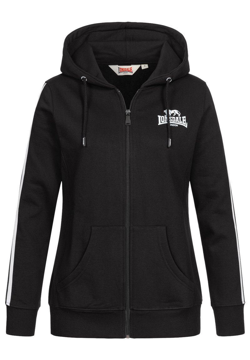 Lonsdale Sweatjacke - black white