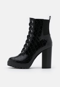 Steve Madden LATCH - Μποτάκια με ψηλό τακούνι - black
