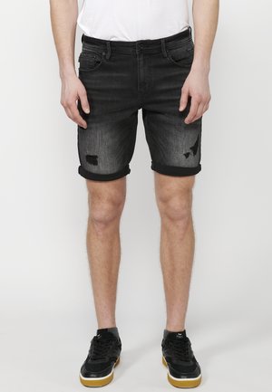 Shorts di jeans - denim black denim