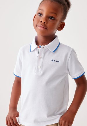 Paul Smith Junior SHORT SLEEVE SIGNATURE -REGULAR FIT - Piké - white