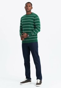 Ombre Strickpullover - green