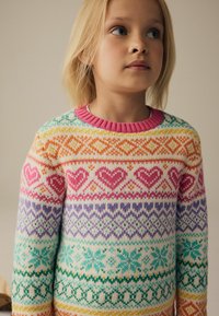 Little Bird REGULAR FIT - PASTEL CHRISTMAS FAIRISLE PATTERN - Džemper - multi