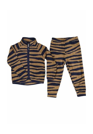 ZEBRA PRINT FLEECE SET - Træningssæt - brown