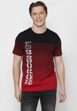 Koroshi SHORT SLEEVE - Camiseta estampada - rojo red