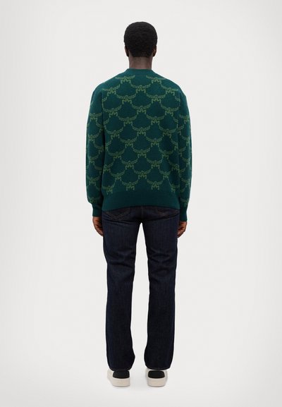 MCM ALLOVER CARDIGAN - Neuletakki - forest green