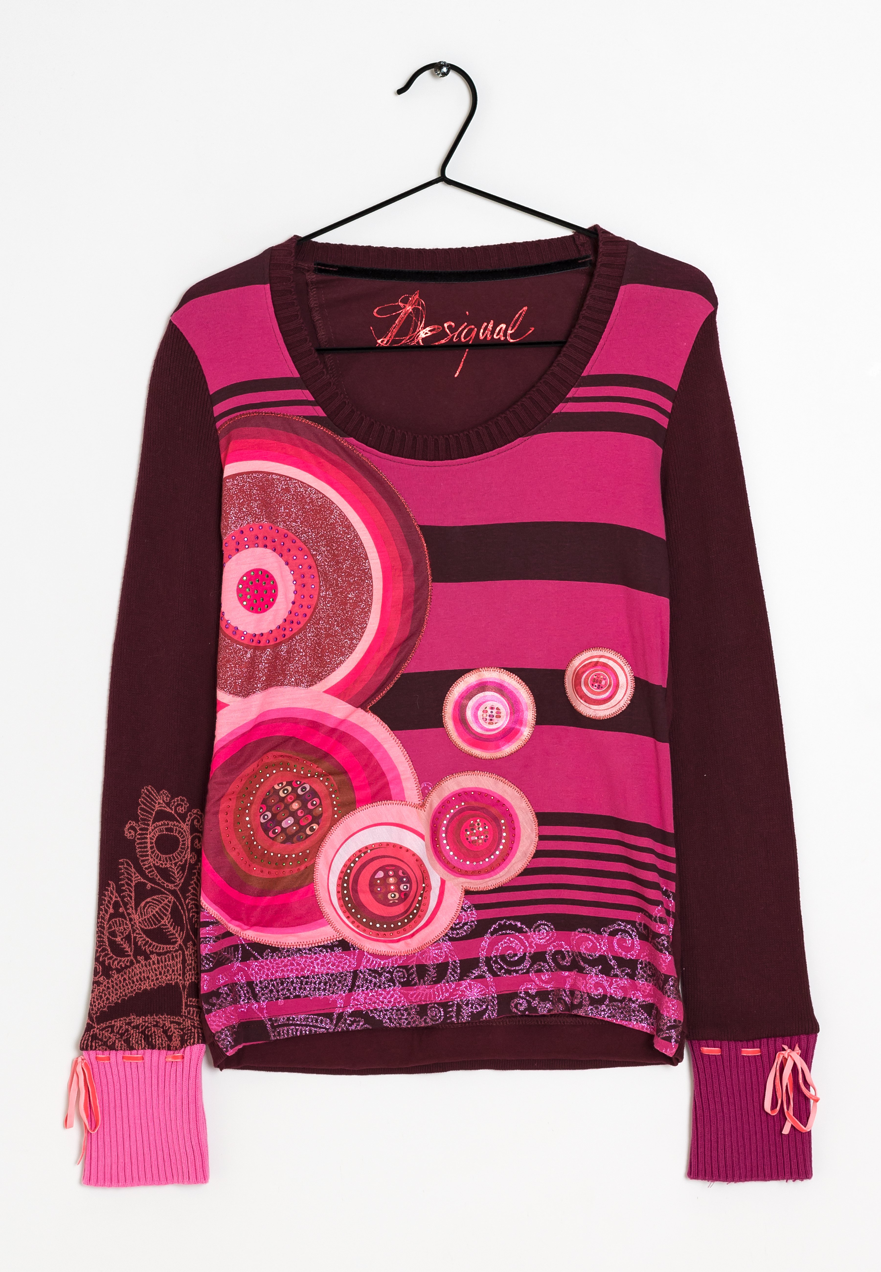 Desigual Jersey de punto - pink/rosa - Zalando.es