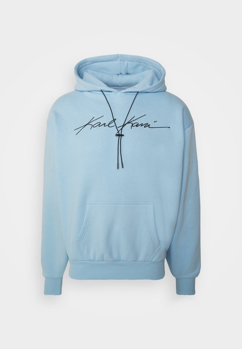 Karl Kani Felpa con cappuccio - light blue