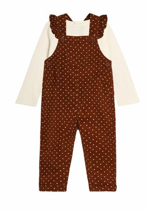 SET - REGULAR FIT - Tuinbroek - toffee brown