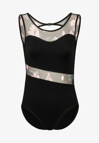 Unausgewählt, schwarz mit blumenprint