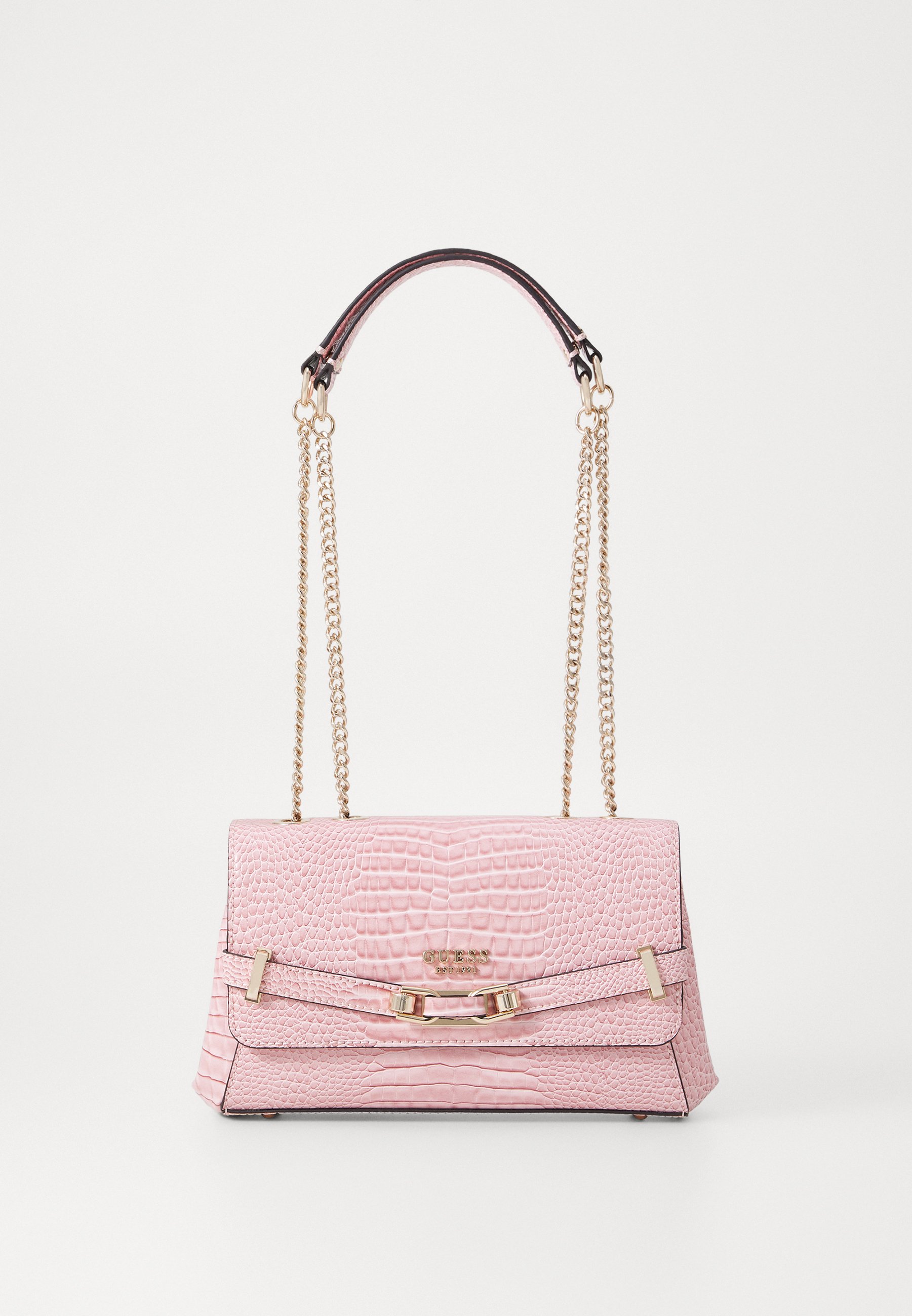 Sac Guess Silvye – Sac à Épaule Convertible Xbody – Couleur Pivoine (Peony) – 100% Polyuréthane – Neuf Avec Étiquettes
