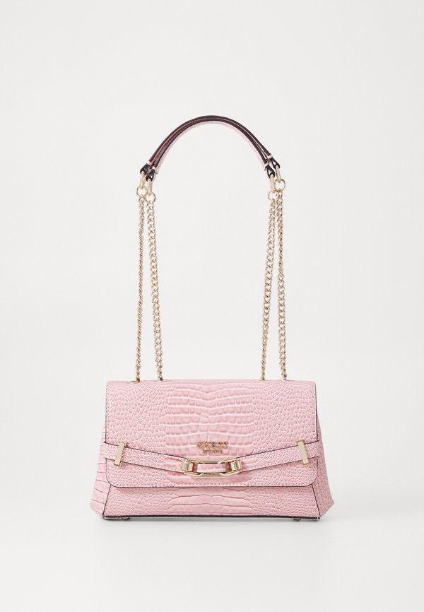 SILVYE XBODY FLAP - Cross body bag - peony