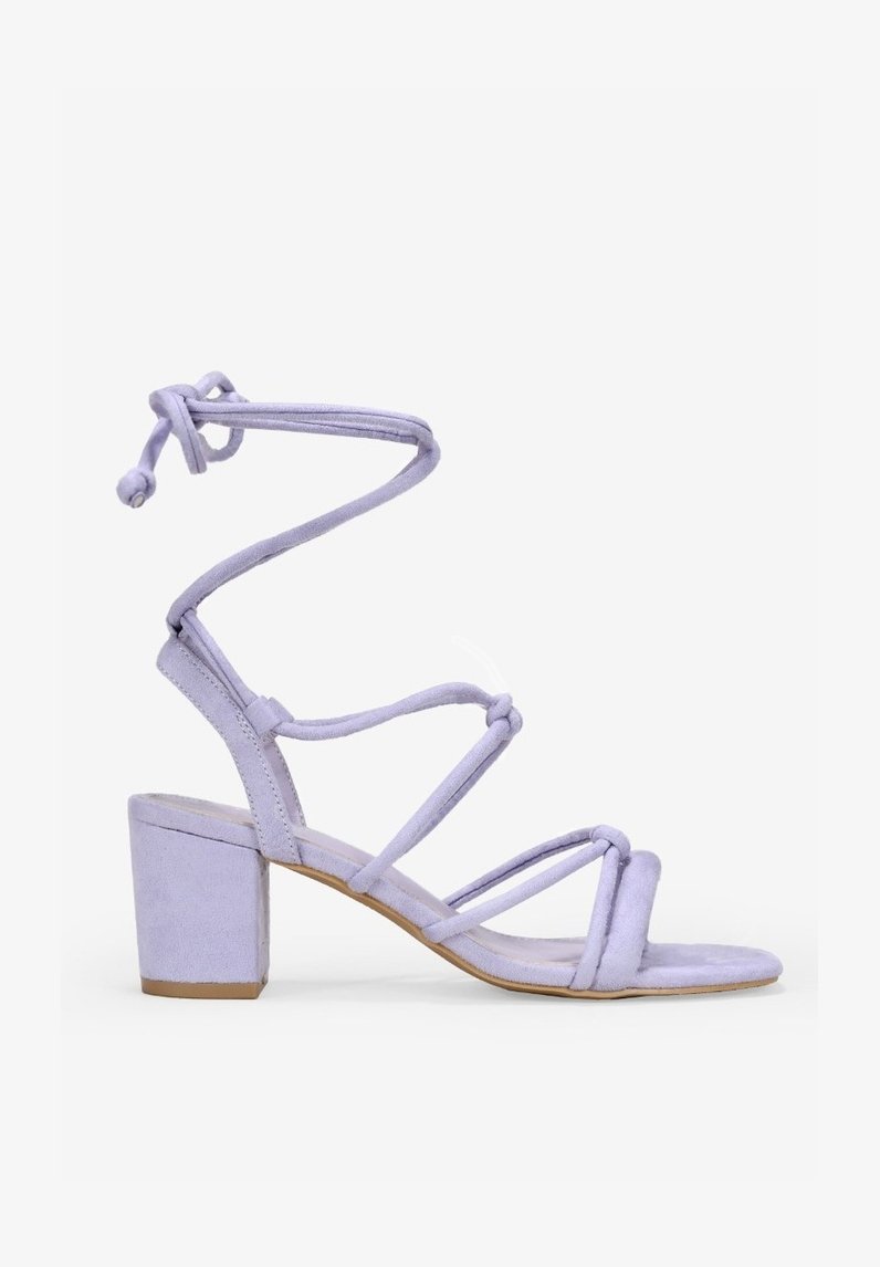 Heel Zapatos Lilas Tacon Zapatos Destalonados Zapatos De Tacon