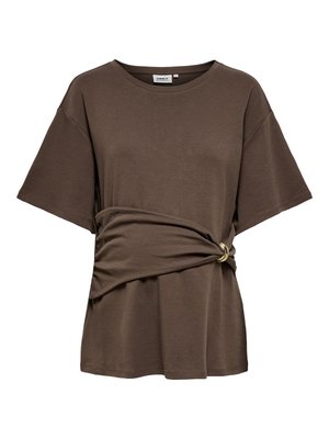 ONLY MATERNITY, T-SHIRT OLMEVALYN T-SHIRT - T-shirt basic - chocolate martini