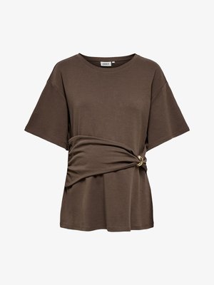 ONLY MATERNITY, T-SHIRT OLMEVALYN T-SHIRT - T-shirt basic - chocolate martini
