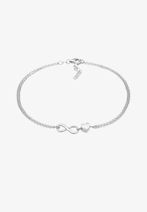 Elli INFINITY LOVE BASIC - Ankelkæder - silberfarben
