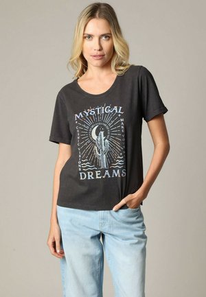MISTIK - T-shirt imprimé - Charcoal