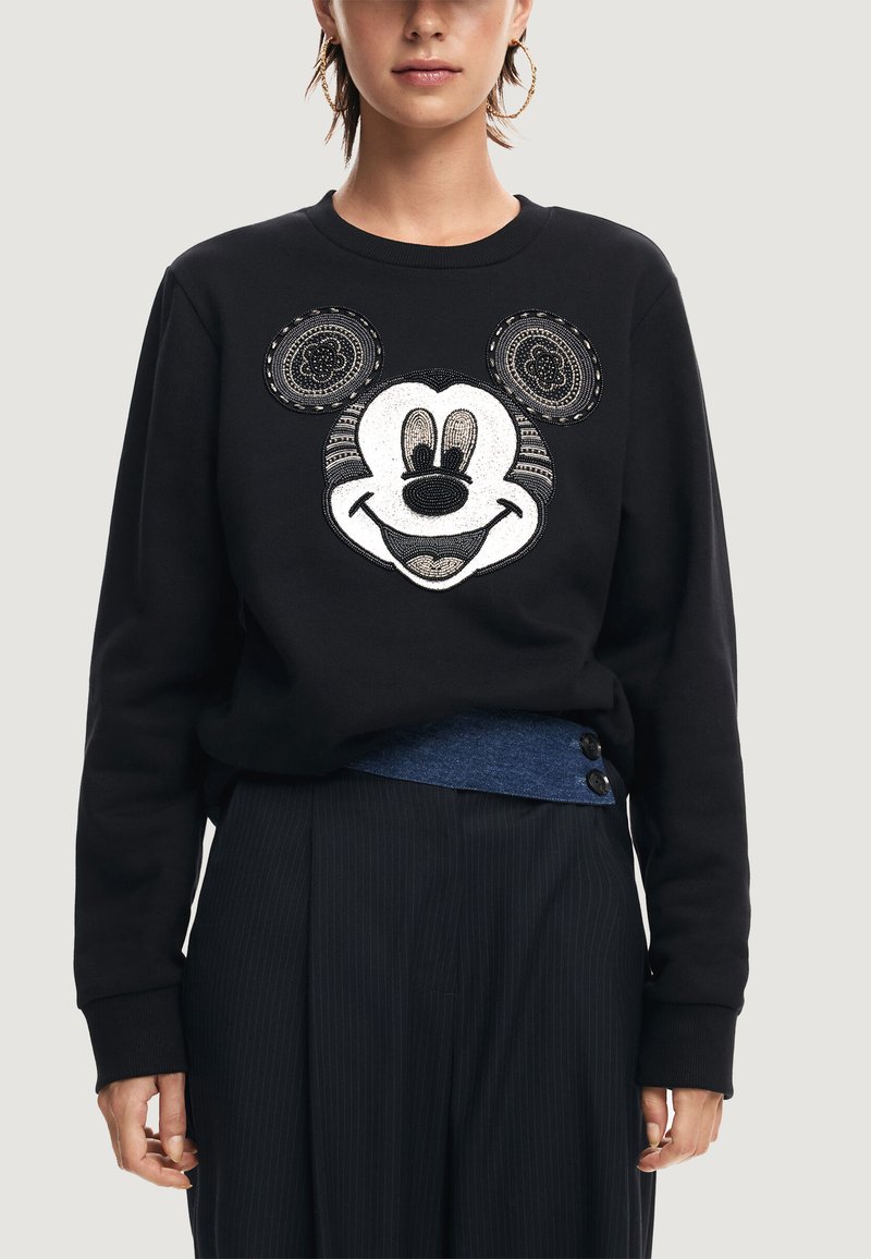 Desigual SW MICKEY YEAH - Felpa - black