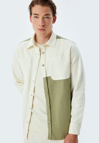 Koton COLOR BLOCK  - Jeansjacka - beige