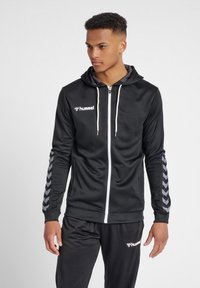 Hummel AUTHENTIC - Sweatjacke - black/white