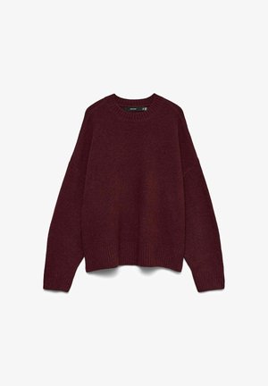Vero Moda, VMBOOM LS O-NECK PULLOVER GA NOOS - Pullover - windsor wine