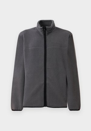 ONSEMILIO FULL ZIP HIGH NECK UNISEX - Fleecejas - grey