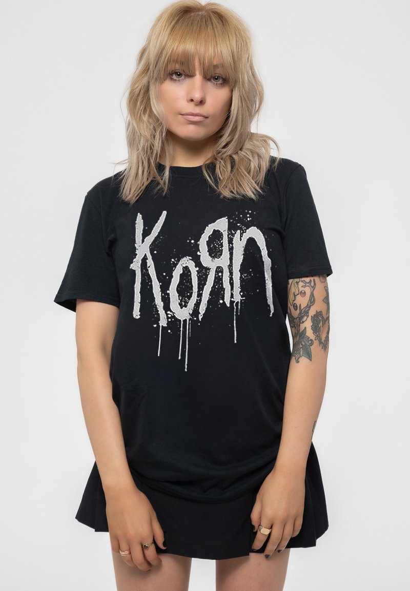 Paradiso Clothing KORN STILL A FREAK - Print T-shirt - black