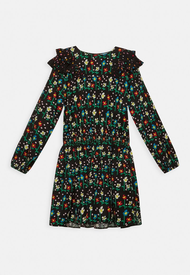 Stella McCartney Kids WOVEN DRESS - Žerzejové šaty - nero multicolor