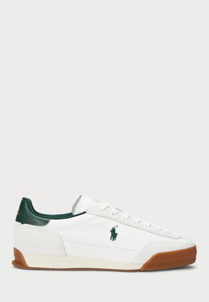 HESTER SUEDE & CANVAS SNEAKER - Sneakers basse - deckwash white/forest