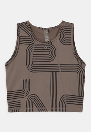 ONPJOYA CROP - Top - deep taupe/black