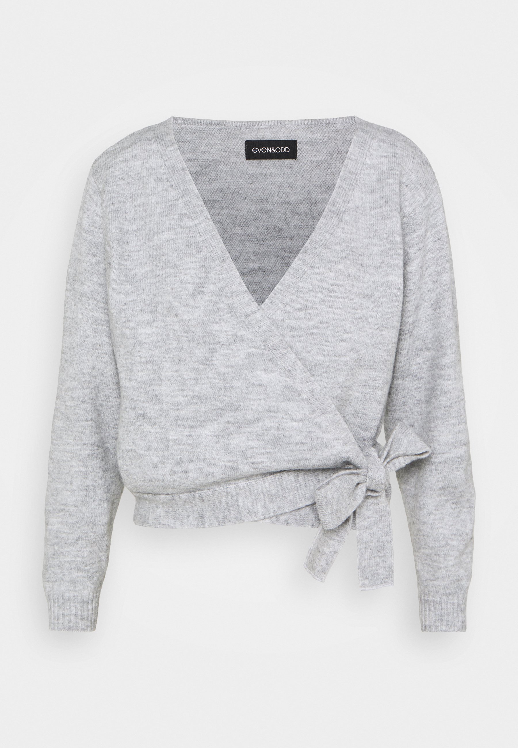 Even Odd Wickeljacke Cardigan Mottled Light Grey Zalando De Even Odd Wickeljacke Cardigan Mottled Light Grey Zalando De