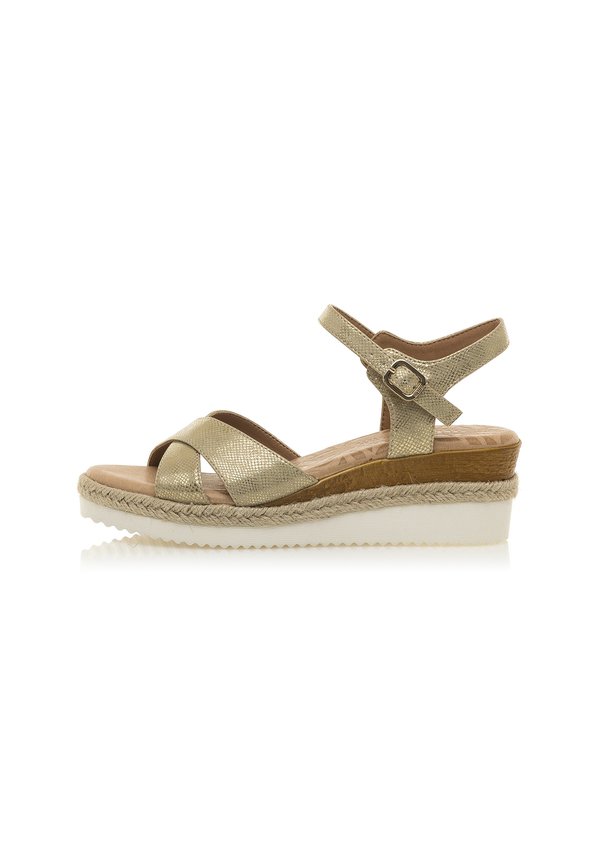 ELIF - Espadrilles - raya champagne4