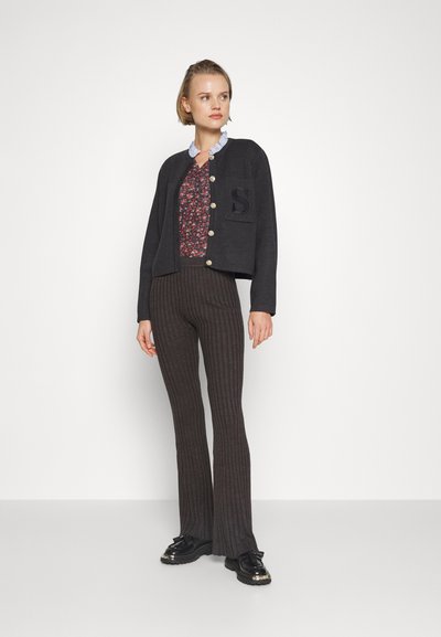 sandro CARDIGAN - Cardigan - charcoal grey