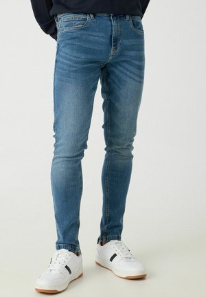 DESGASTADOS - Vaqueros slim fit - azul