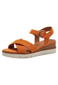 Tamaris Sandali con plateau - orange