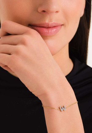 CRYSTAL LETTER W - Bracelet - gold-coloured