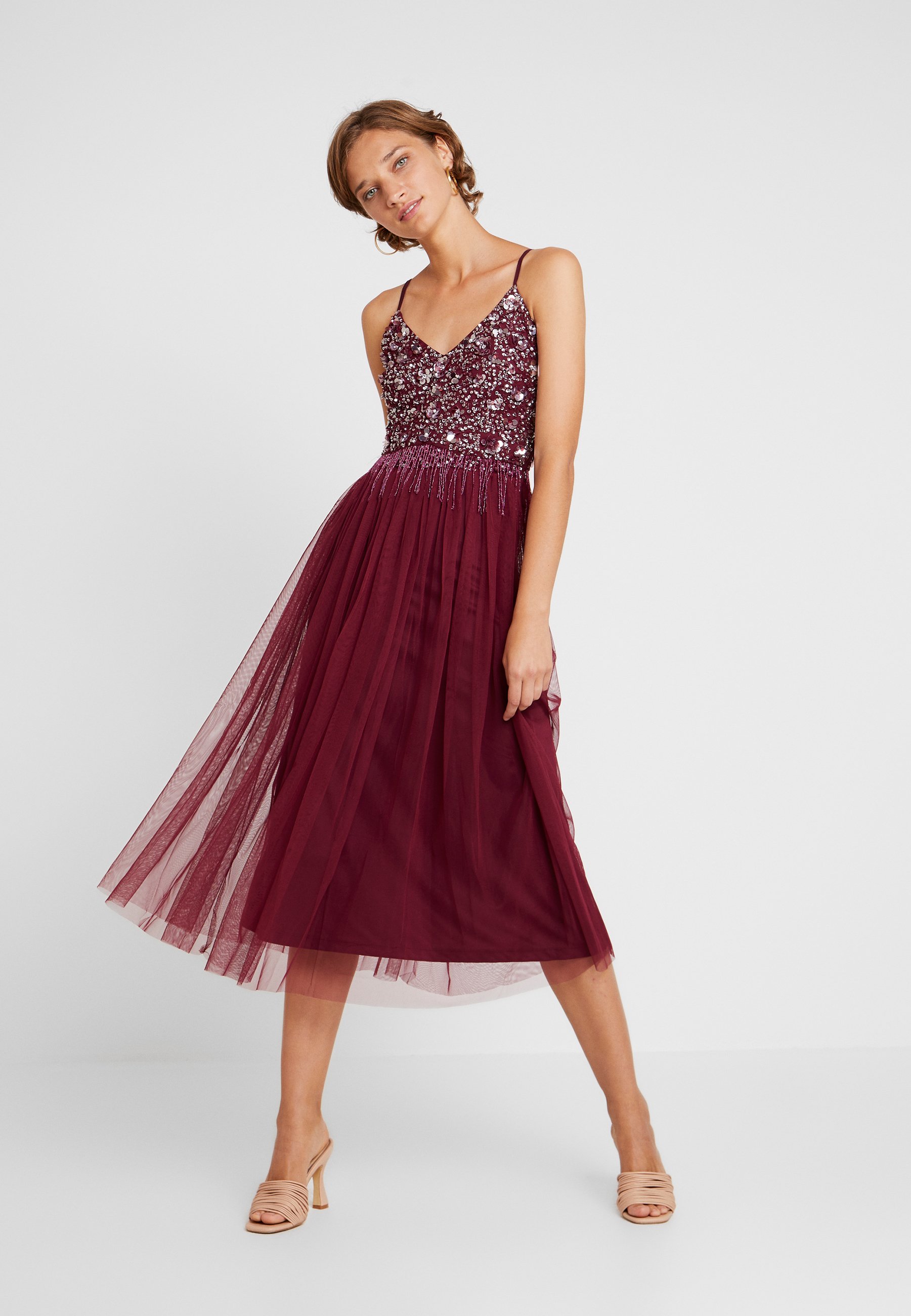 lace and beads riri midi