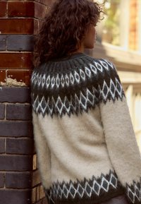 Next SOFT TOUCH FAIRISLE TALL   - Svetrík - brown neutral