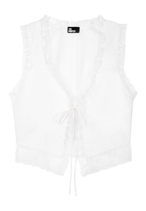 The Kooples SLEEVELESS - Blusa - ecru