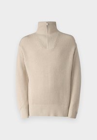 SLHDRY HALF ZIP - Džemper - oatmeal