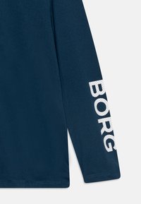 Björn Borg LONG SLEEVE UNISEX - Hosszú ujjú felső - blue wing teal