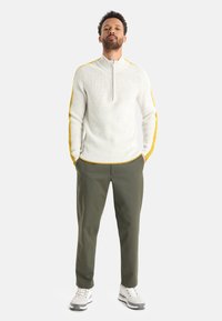 icebreaker MERINO LODGE HALF ZIP - Striktrøje - NATURAL