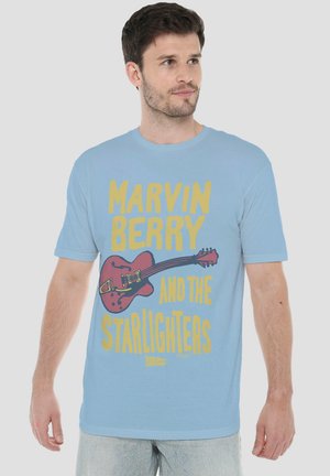 Universal Studios, BACK TO THE FUTURE THE STARLIGHTERS - Print T-shirt - light blue