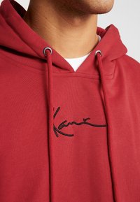 Karl Kani Felpa con cappuccio - bordeaux