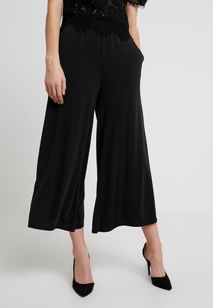 LADIES MODAL CULOTTE - Spodnie materiałowe - black